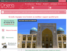 Tablet Screenshot of orients.com